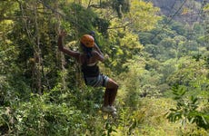 Tyrolienne dans les forêts de Oaxaca