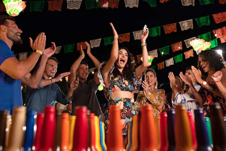 Disfrutando del parque Xoximilco