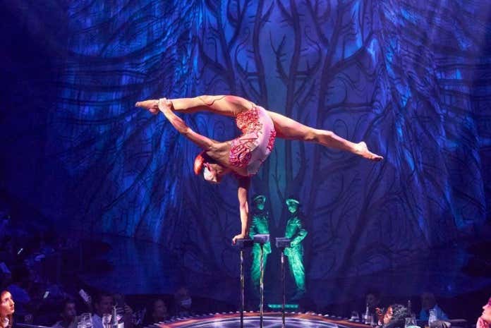 Acrobaties au Cirque du Soleil