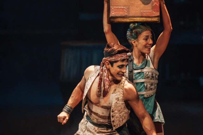 Intérpretes de Joyà do Cirque du Soleil