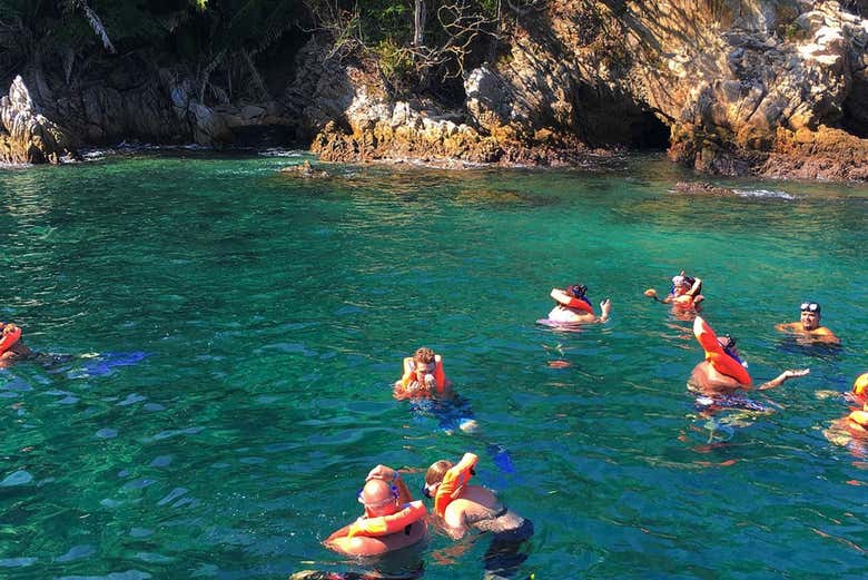 Snorkel durante el paseo