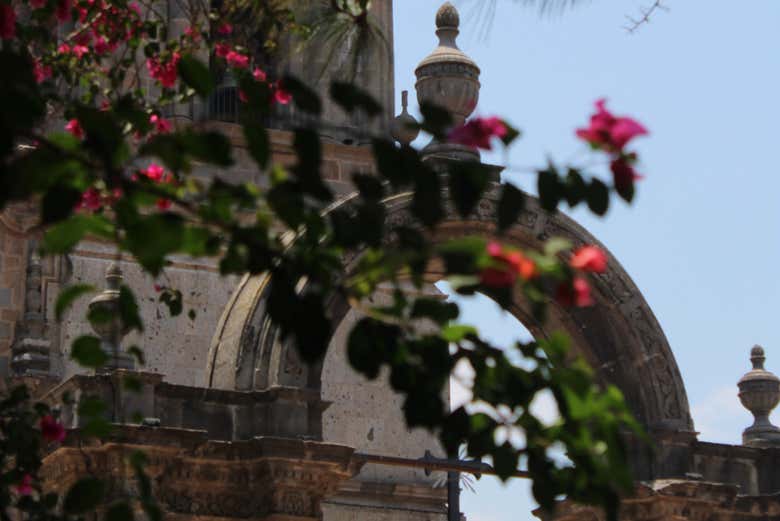 Visitando il centro storico di Talpa de Allende