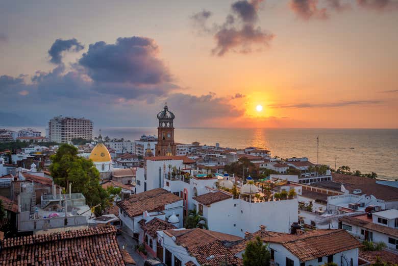 Atardecer en Puerto Vallarta