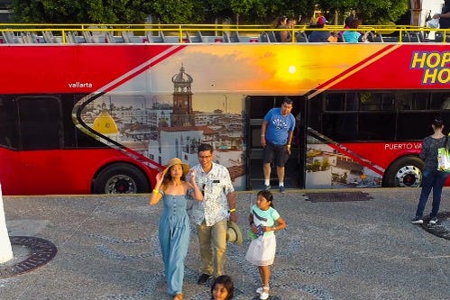 Puerto Vallarta tourist bus