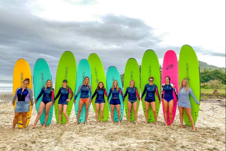 Curso de surfe em Puerto Vallarta