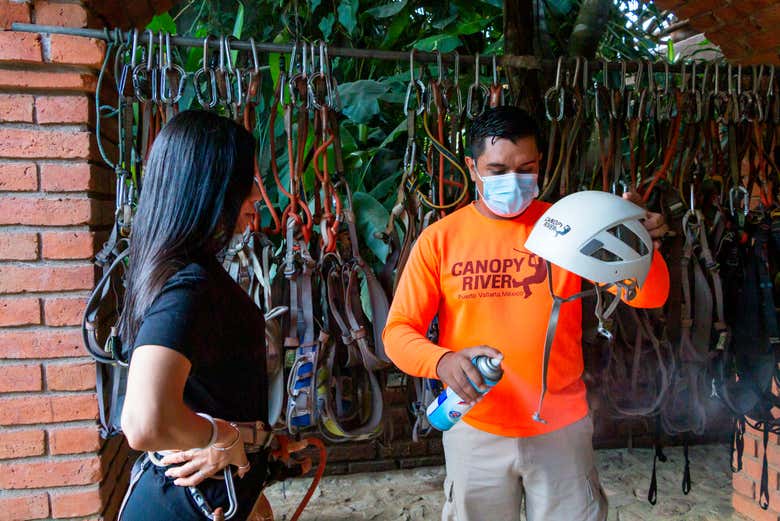 Following the instructor's explanations