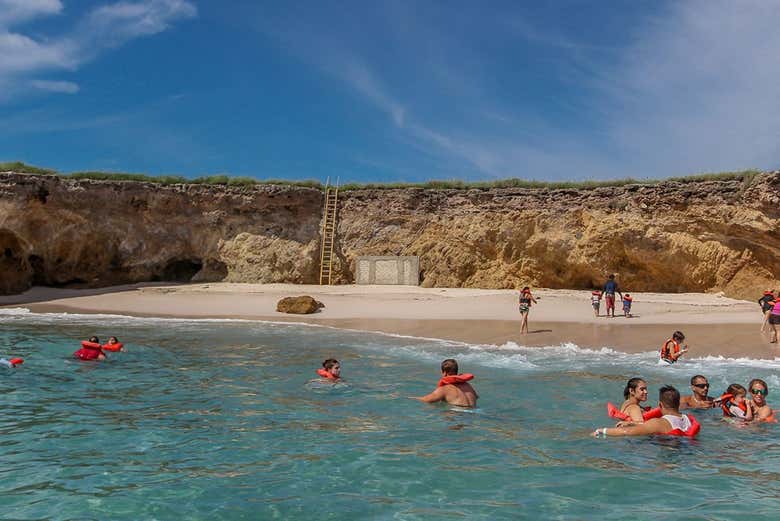 Nadando en las Islas Marietas