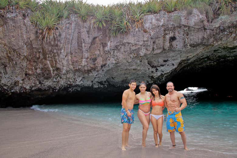 Desfrutando das ilhas Marietas