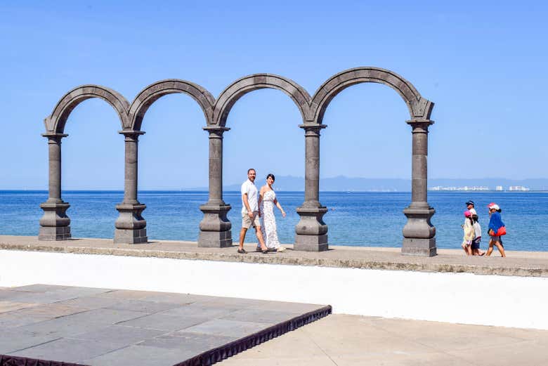 Visiting the waterfront