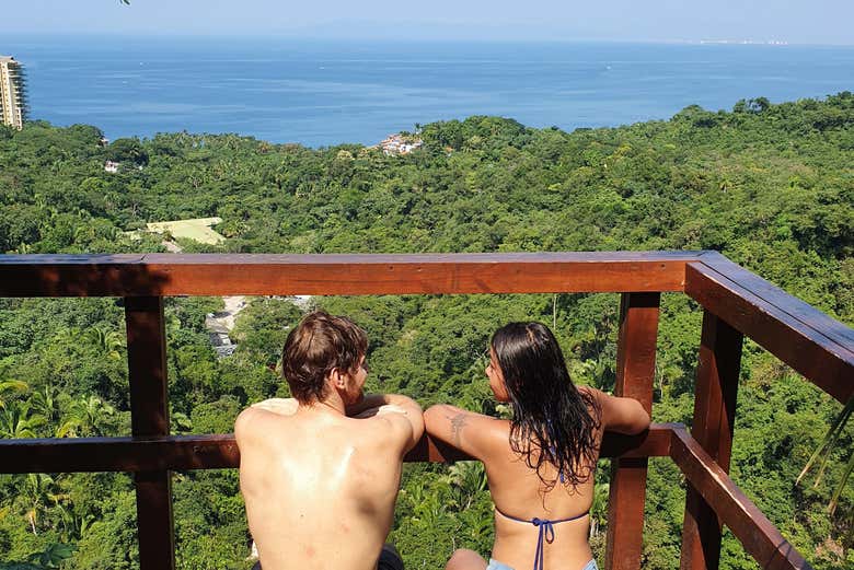 La vista desde el mirador en Palo María