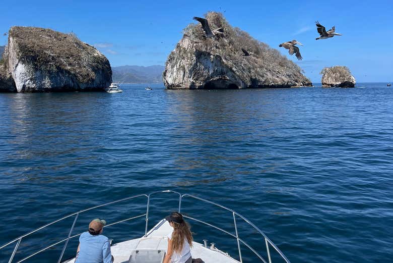 Admirando las vistas