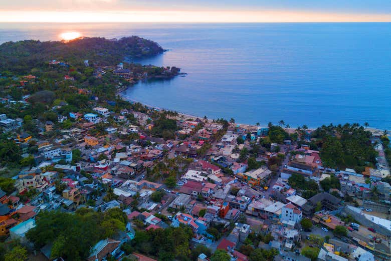 Vista aérea de Sayulita