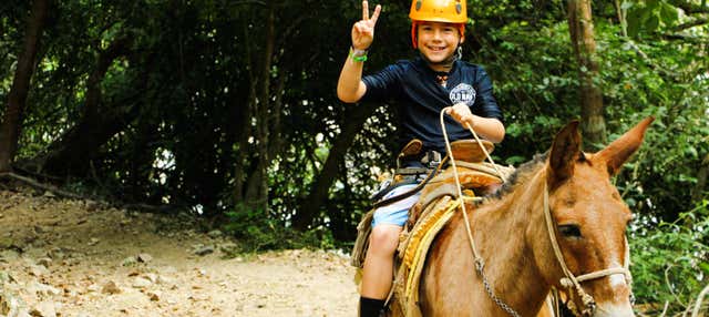 Tirolina en Puerto Vallarta + Paseo en mula