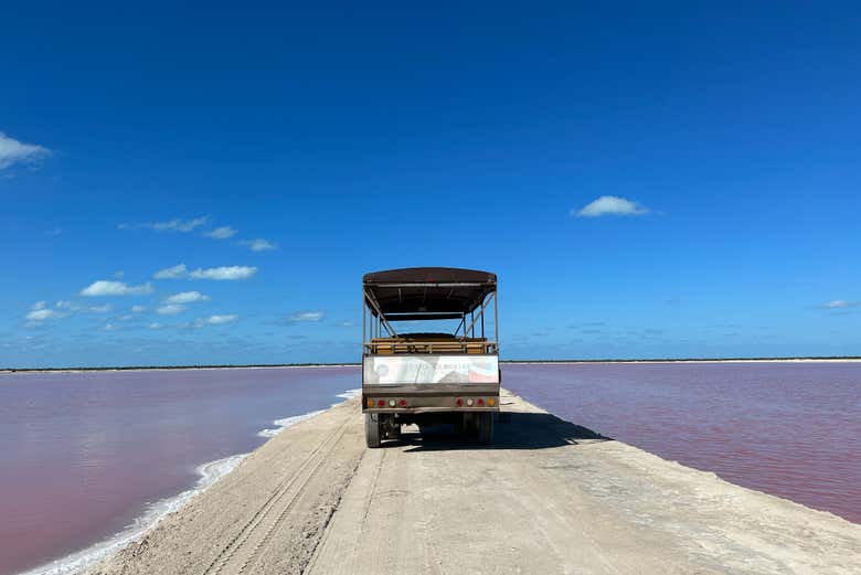 Vehículo durante la actividad