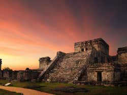 Atardecer en Tulum
