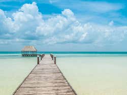 Cais da ilha de Holbox
