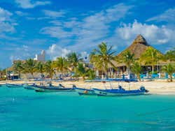 Playa en Puerto Morelos
