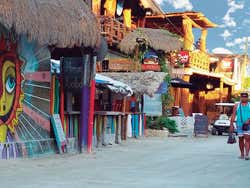 Paseando por las calles de la isla de Holbox