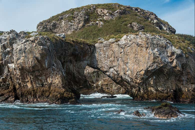 Área rochosa das ilhas Marietas