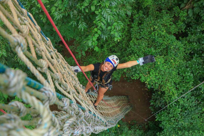 Disfrutando de las diferentes actividades