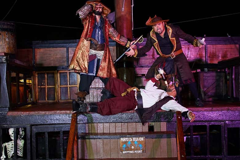 Spectacle de pirates ivres