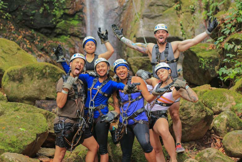 Diversão no tour de aventura