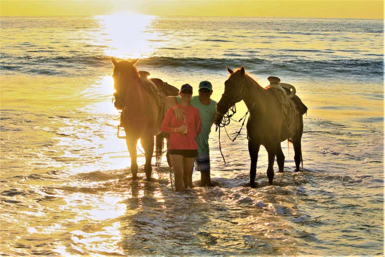 Parada na praia