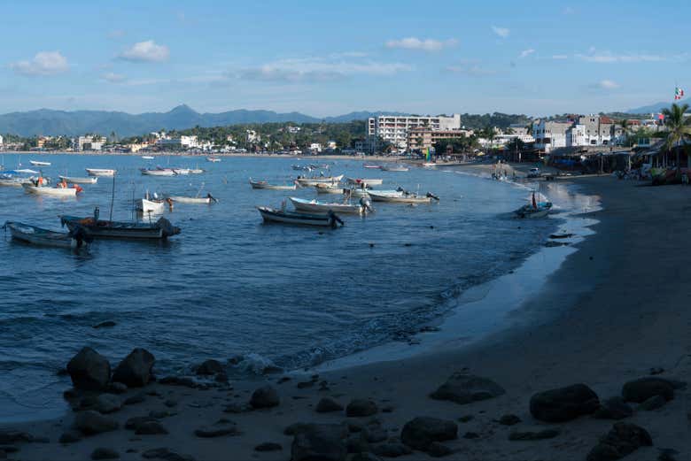 Porto pesqueiro de Rincón de Guayabitos