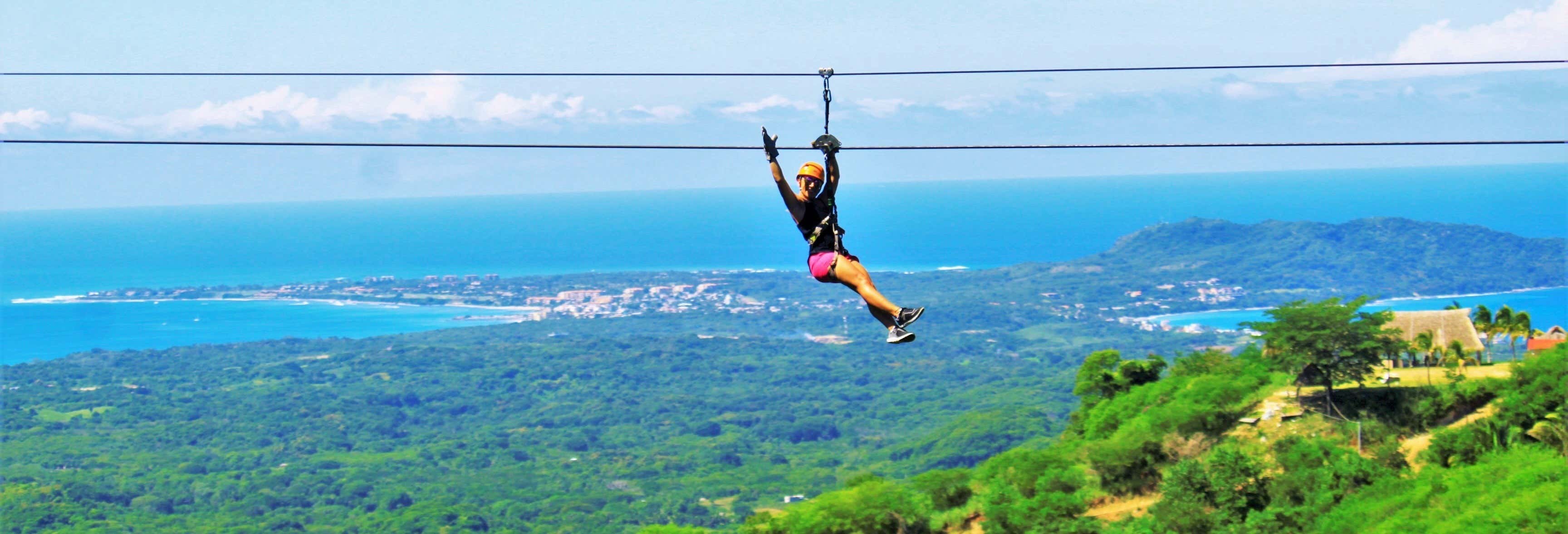 Tirolina en Riviera Nayarit