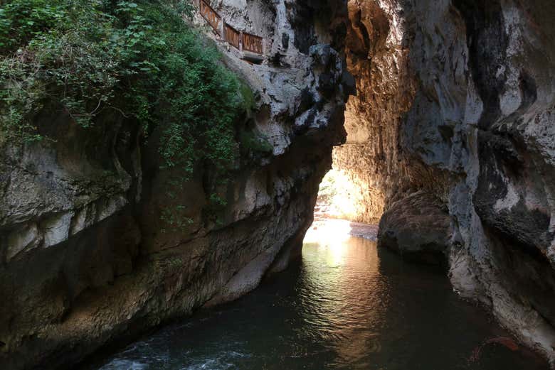Río Fogótico no seu curso pelo Arcotete