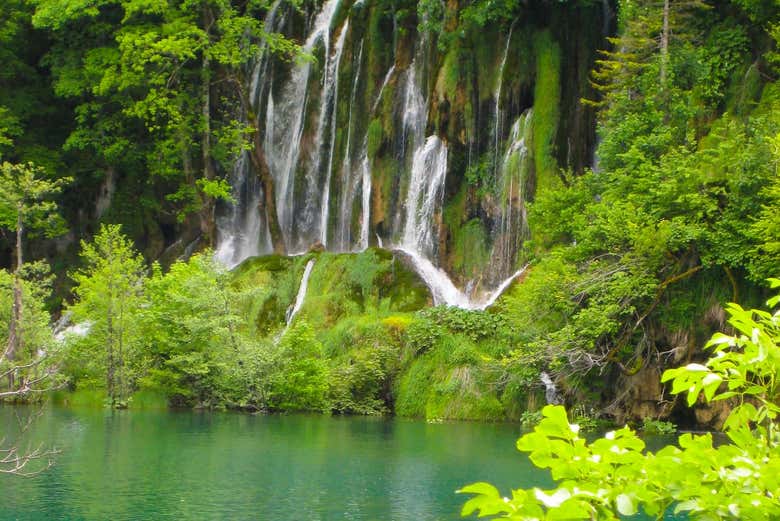 Cascadas en el parque nacional