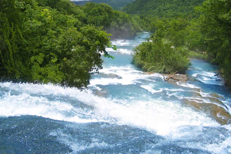 Caudal del río Santo Domingo