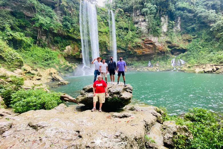 Visit the Misol-Há Waterfall