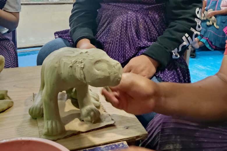 Las tradicionales figuras de Amatenango
