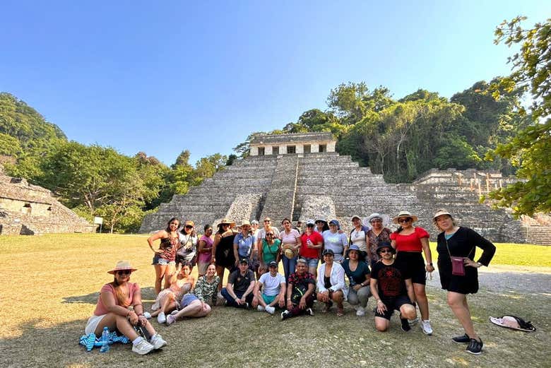 ¡Momento foto en Palenque!