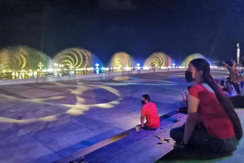 Contemplando las Fuentes Marinas de Campeche