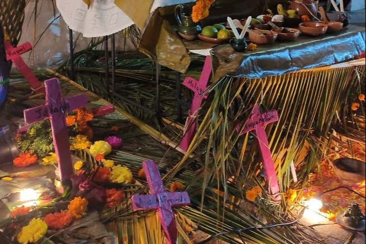 Decoración de un altar