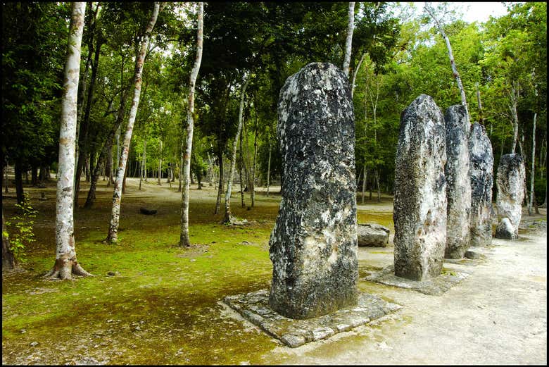 Vestigios mayas de Calakmul