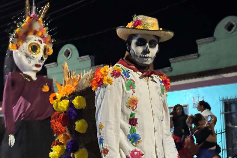 Maquillaje del Día de Muertos 