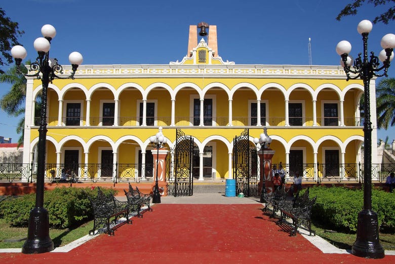 Le parc principal de Campeche