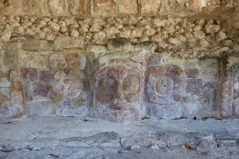Le Temple des Masques à Edzná