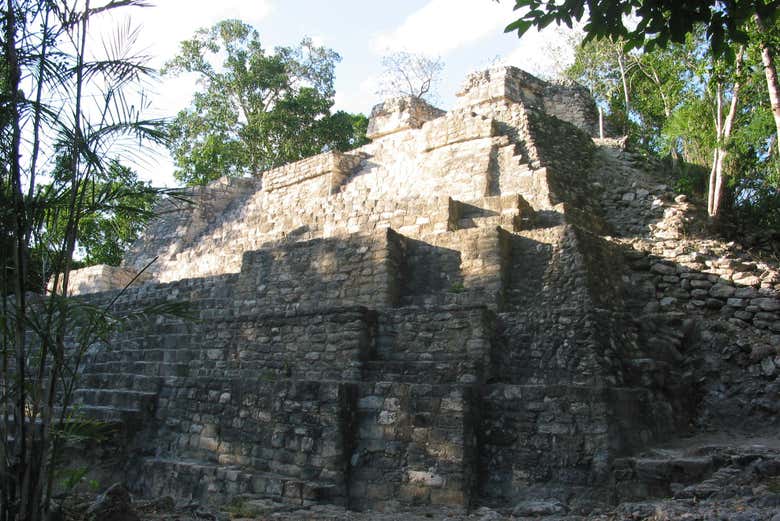 En Calakmul veremos diversos restos de la civilización maya