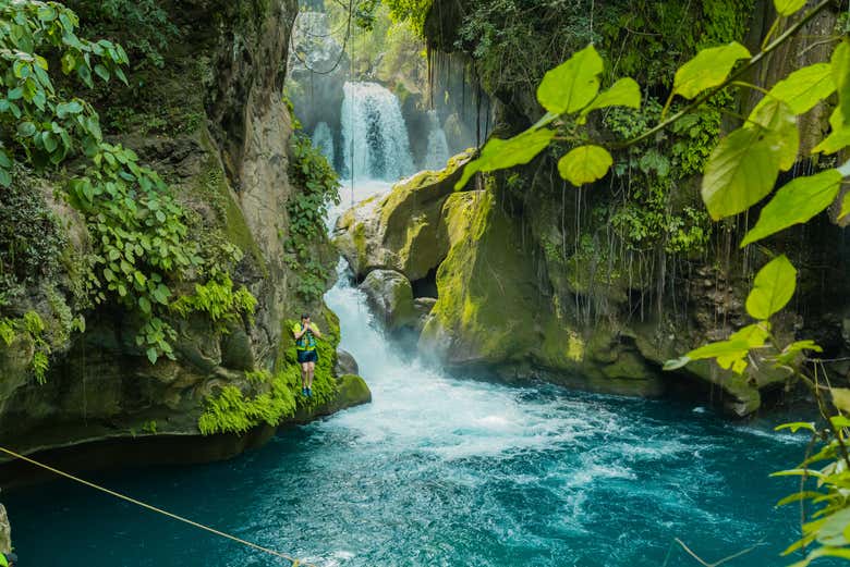 Waterfall at the Bridge of God