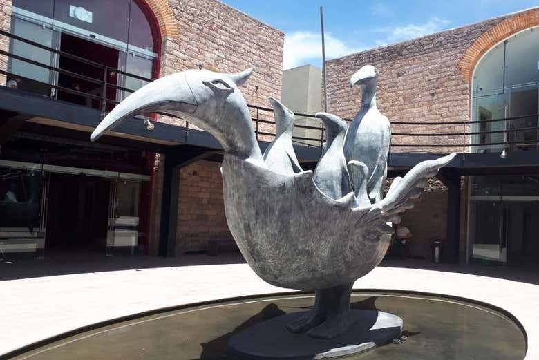 Sculpture at the Leonora Carrington Museum