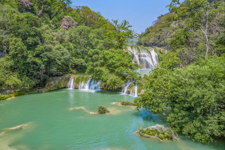 Admirando el paisajes de la Huasteca Potosina