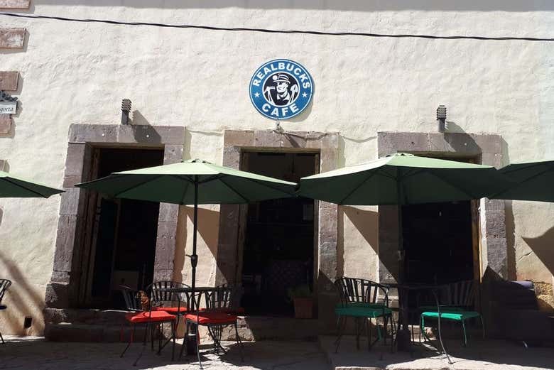 Realbucks Cafe en Real de Catorce