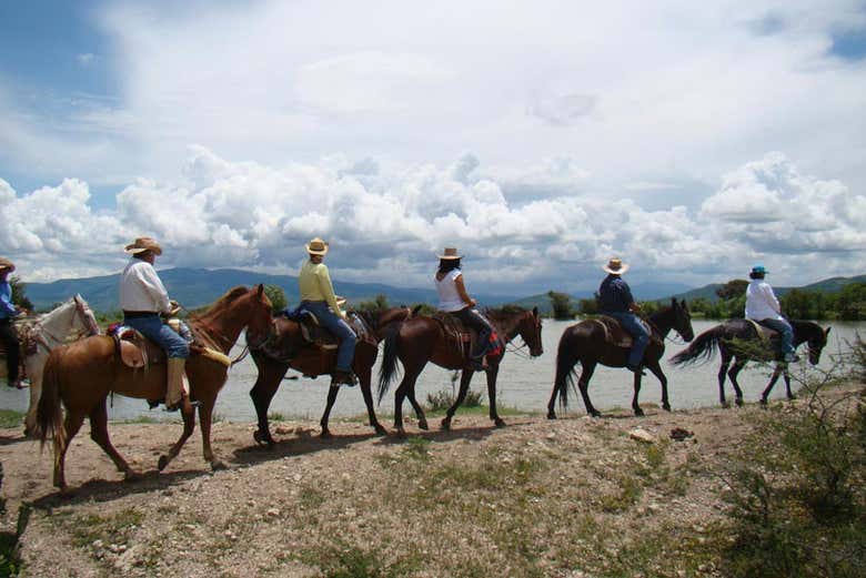 Paseo a caballo por el Cañón Coyote