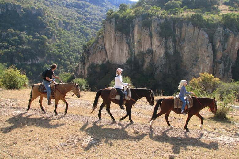 Exploring San Miguel de Allende on horseback