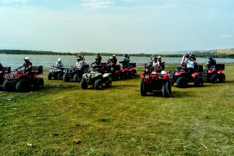 Quad biking through the countryside of San Miguel de Allende