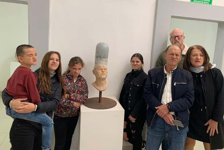 Divirtiéndose en el Museo